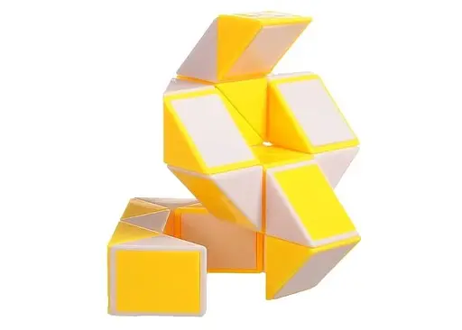 Змійка Рубіка Smart Cube біло-жовта (SCT405) - фото 3