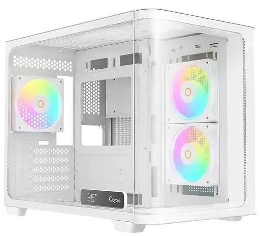 Корпус Ocypus IOTA C50 WH CURVE ARGB DIGITAL White (IOTA-C50-WHD300CD-GL) - фото 1