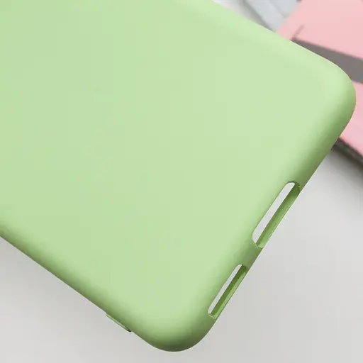 Чохол TPU GETMAN Liquid Silk Full Camera для Samsung Galaxy S22 Ultra Зелений / Pistachio - фото 2