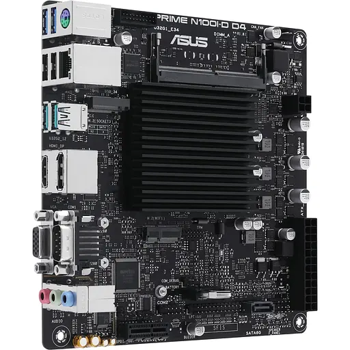 Материнская плата Asus Prime N100I-D D4-CSM CPU Intel N100 Quad-Core 2.0GHz 1xDDR4 SO-DIMM D-Sub HDMI DP Com mITX - фото 3