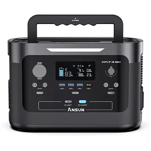 Портативна зарядна станція Ansun Portable Power Station 1000W 923Wh - фото 1