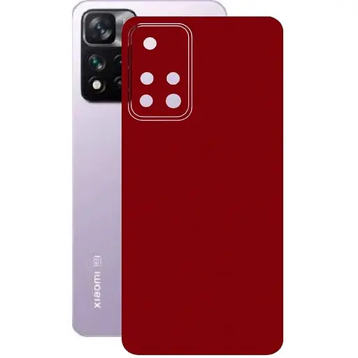 Защитная пленка StatusSKIN для Xiaomi 11i Hyper Charge 2022 Корпус Винил Металлик красный