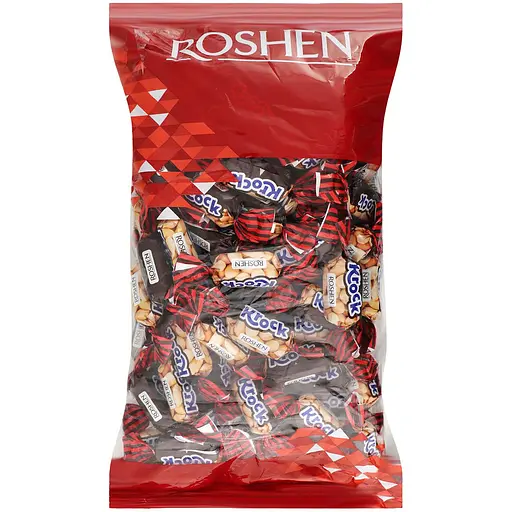 Уцінка. Цукерки Roshen Krock з арахісом 1 кг  - фото 2