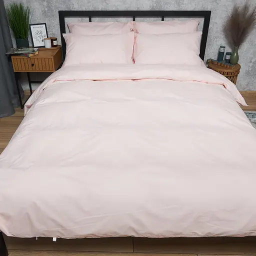 Комплект постельного белья Moon&Star Бязь Gold Люкс Soft Rose Евро 200х220 наволочки 4х50х70 - фото 3