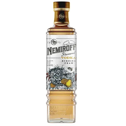 Набір: настоянка Nemiroff Burning Pear 40% 0.5 л + настоянка Nemiroff Wild Cranberry 40% 0.5 л - фото 3