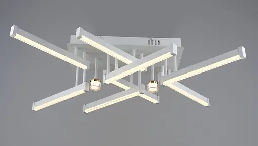 Люстра світлодіодна акрилова у вітальню Sirius YH1315/8+2