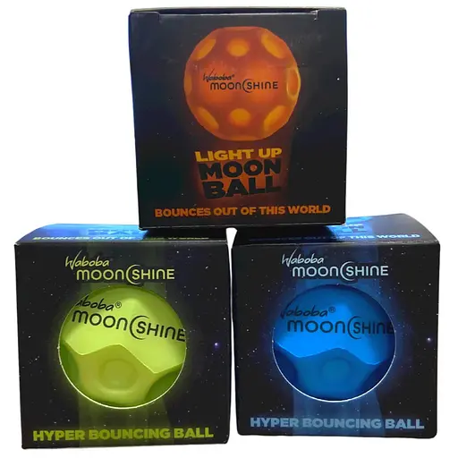 Мяч Waboba Moonshine 6 см голубой (2986096053176) - фото 5