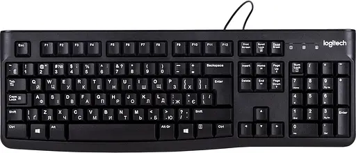 Клавіатура Logitech K120 USB black UKR (920-002643) - фото 1