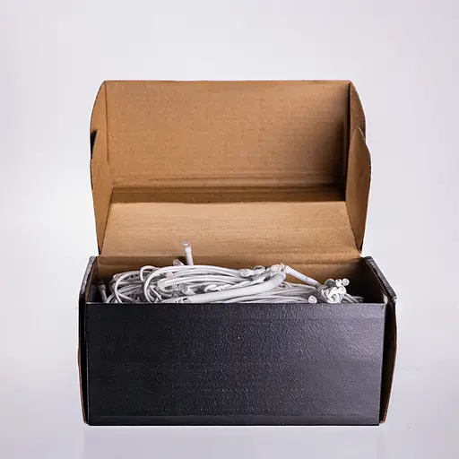 Новорічна гірлянда вулична Бахрома GarlandoPro 6 м 105 LED білий провід Жовте світло 6МWY - фото 4