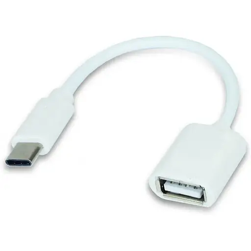 Usb перехідник Otg Type-C білий