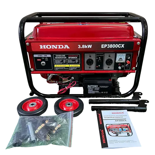 Генератор з електростартером HONDA EP3800CX PRO (3,8 КВТ) 4-тактний генератор 