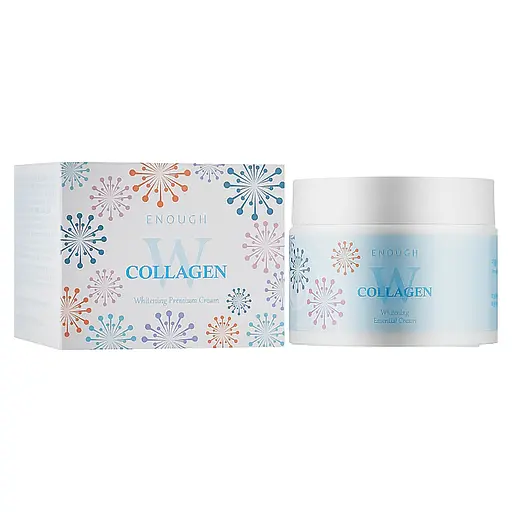 Крем для лица осветляющий W Collagen Pure Shining Cream Enough 50 мл - фото 1