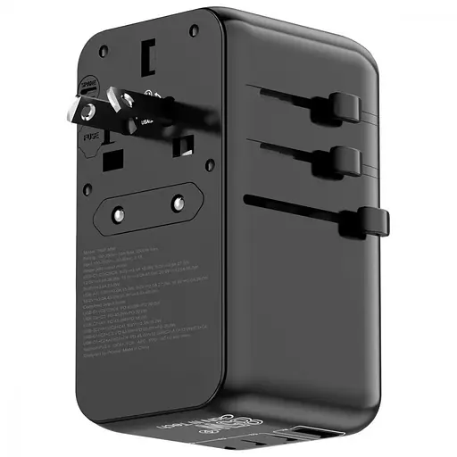 Адаптер зарядний перехідник Proove Trip 85W на всі типи розеток - фото 6