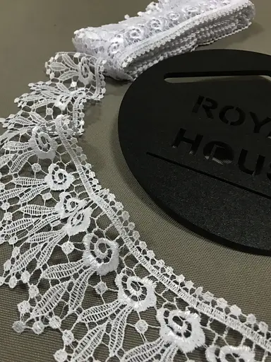 Мереживо Троянда біле - фото 1