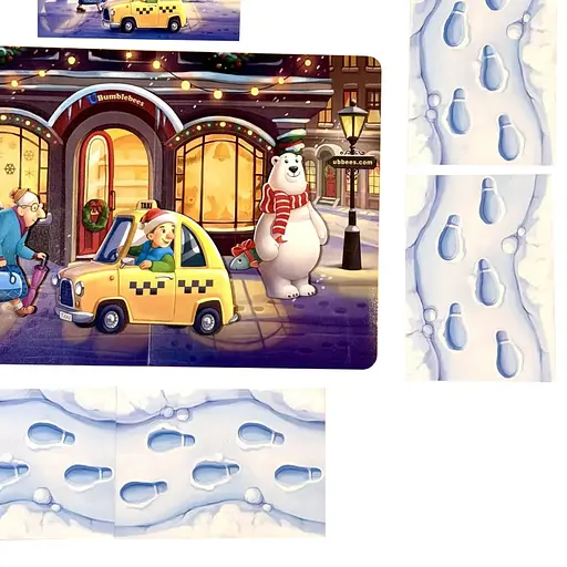 Дитяча настільна гра "Хто був на вулиці?" Ubumblebees (ПСД294) PSD294 дерев'яна - фото 1