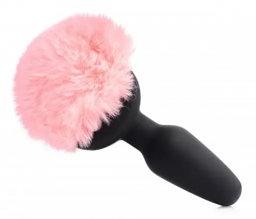 Анальна пробка Tailz Pink Bunny Tail 19 см (чорний)