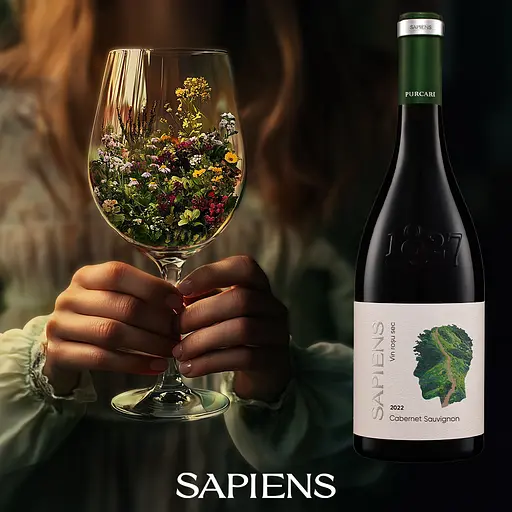 Вино Purcari Sapiens Cabernet Sauvignon червоне сухе 14% 0.75 л - фото 2