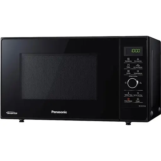 Микроволновая печь Panasonic 23 л, электр. управление, 1000 Вт, дисплей, черный - фото 1