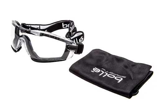 Очки защитные Bolle Cobra с оправой, ремешком и чехлом - фото 3