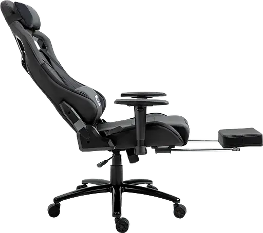 Геймерское кресло GT Racer черное (X-5108 Black) - фото 5