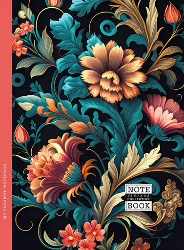 Блокнот, 55 г, 143x200 мм, 64 аркуші, інтегральна палітурка, матова ламінація, дизайн 23100