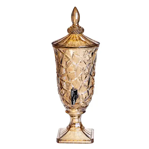 Лимонадница с краном HP-19-307 2л кувшин для напитков емкость для лимонадов amber Yiwu HP-19-307 - фото 2