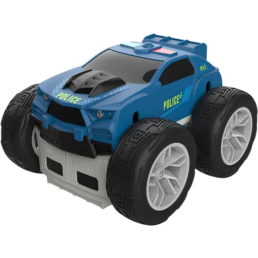 Машинка іграшкова Revolt Rescue Racers на радіокеруванні двостороння сіро-синя (TG1009BLUE) - фото 2