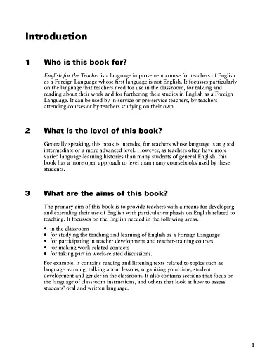 English for the Teacher: A Language Development Course - фото 2