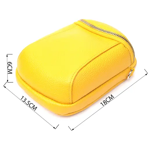 Сумка для женщин Vintage из мягкой натуральной кожи 13.5х18х6 см sum0028992 - фото 3