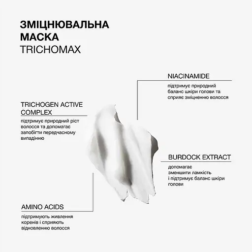 Маска для волос Triology. Trichomax укрепляющая для склонного к ломкости и выпадению 330 г - фото 3