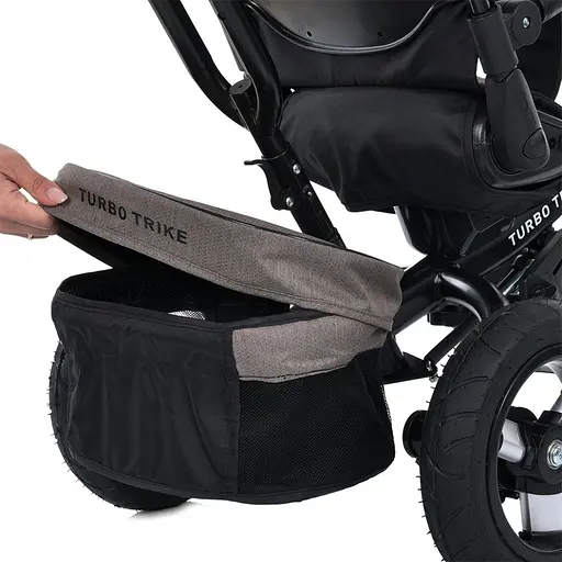 Дитячий триколісний велосипед MT 1007-5 сірий - фото 6