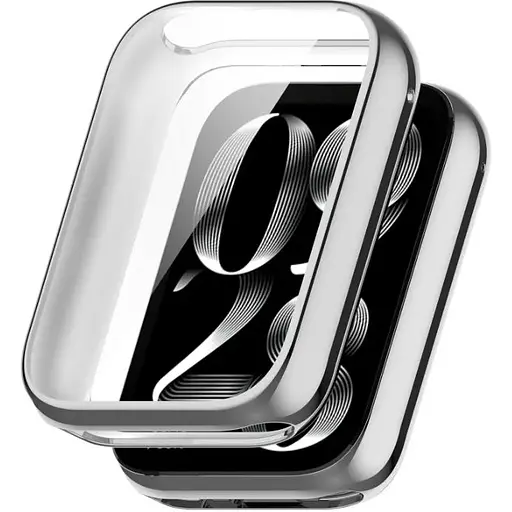 Чохол-накладка DK Silicone Face Case для Xiaomi Mi Band 8 Pro (silver) - фото 3