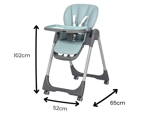 Стульчик для кормления FreeON KAI, бирюзовый - фото 7