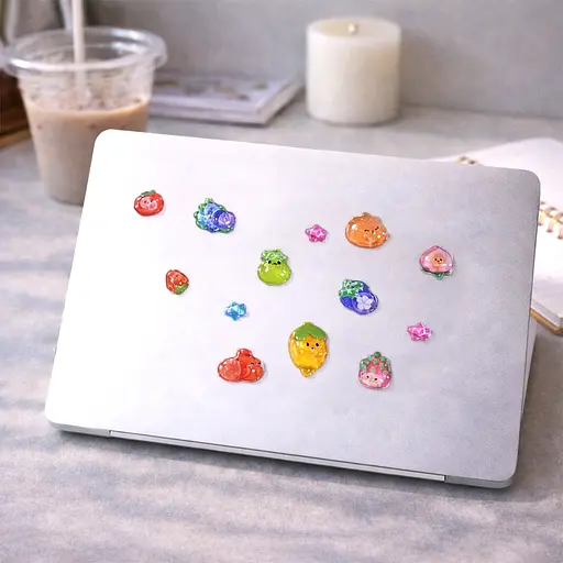 Набір 3D-наліпок Tiki Wiki  Crystal Тікі фрукти (51367) - фото 4