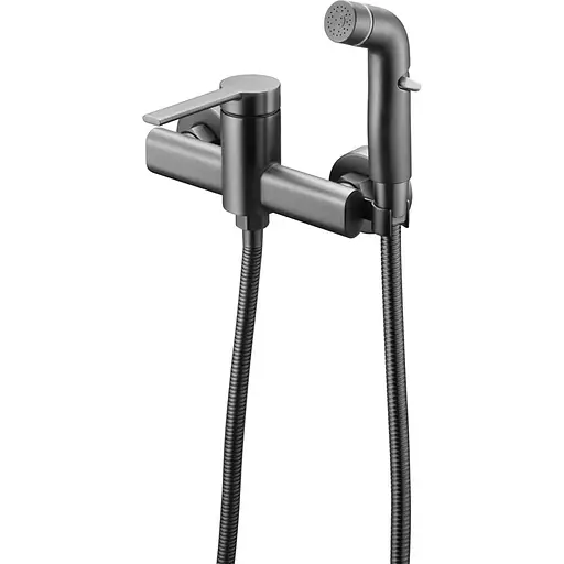 Смеситель для гигиенического душа наружного монтажа Mixxus Lord 024 graphite MI7136, Графит - фото 1