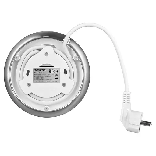 Електрочайник Sencor 1.7 л Strix LED дисплей подвійні стінки сенсорне керування білий - фото 10