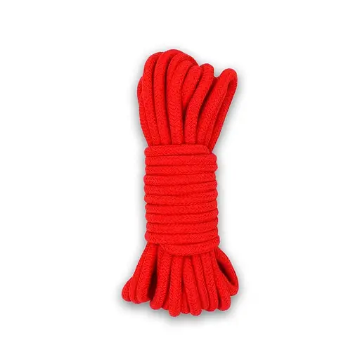 Веревка для BDSM связывания в стиле Шибари Красный K0142-2 - фото 1