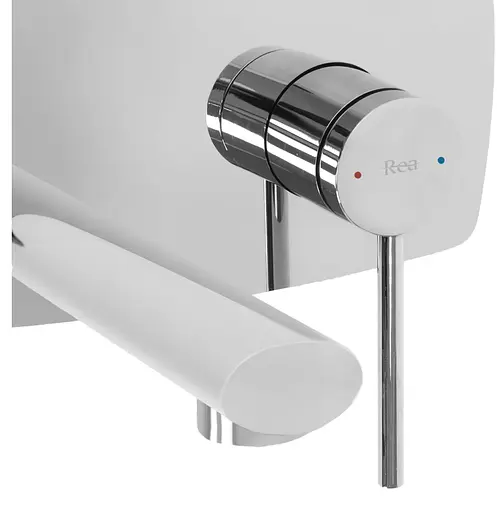 Смеситель для умывальника Rea Oval + Box скрытого монтажа хром REA-B5124 Хром - фото 3