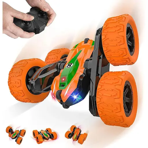 Автомобіль з дистанційним керуванням Allaugh для дітей, 2.4G RC двосторонній 4WD - фото 2