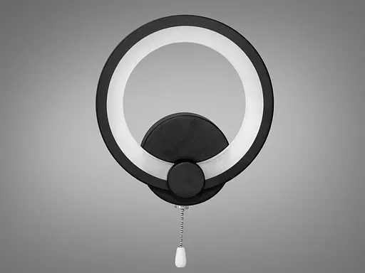 Світлодіодний приліжковий світильник Romin для читання 17W чорне кільце - фото 4