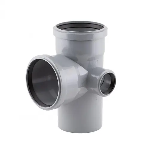 Крестовина канализационная TA Sewage 110х110х110х50, 90° (правая) CZ110002 - фото 1