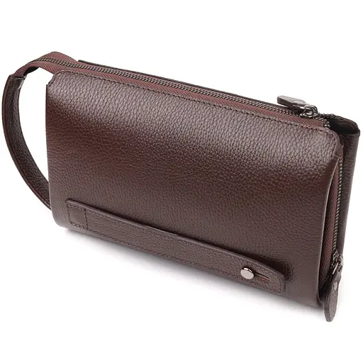 Клатч кожаный мужской Canpellini 23х14,5х5,5 см sum0022438 - фото 2