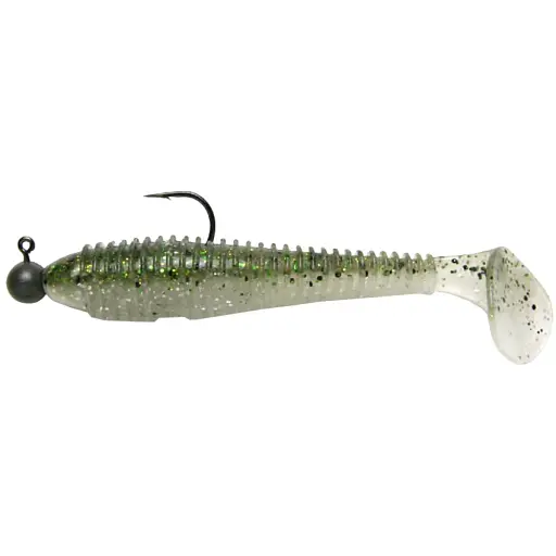 Силікон Keitech Swing Impact Fat 3.8" #101 Green Pumpkin PP. (6 шт/уп) - фото 5