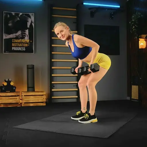 Мат-пазл Trex Sport EVA 1см TX-010PM - 24 частин чорний - фото 3