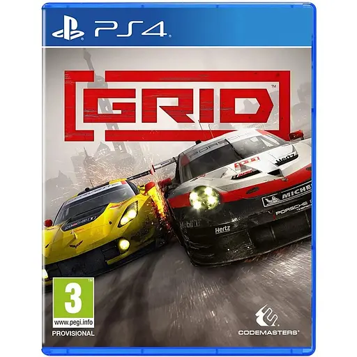 Игра Sony PlayStation 4 Grid Английская Версия Б/у - фото 1
