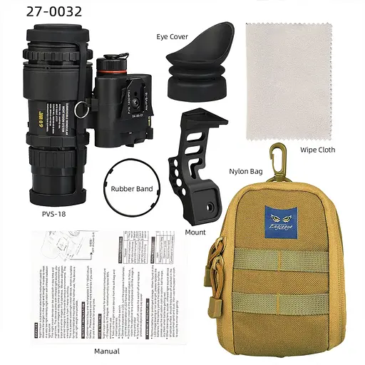 Прибор ночного видения PVS-18A1 USA с креплением Mount на шлем (длина волны 940нм) - фото 10