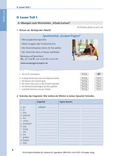 Fit furs Goethe-Zertifikat A2 Fit in Deutsch Lehrbuch mit Audio-CD - фото 2