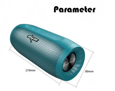 Бездротова Bluetooth колонка Zealot S16 стереозвук HiFi (Бірюзовий) - фото 4