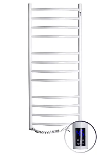 Електрична рушникосушарка Navin Камелія 480x1200 Sensor ліва з таймером 12-007133-4812, Білий, Ліве, Електронний - фото 1