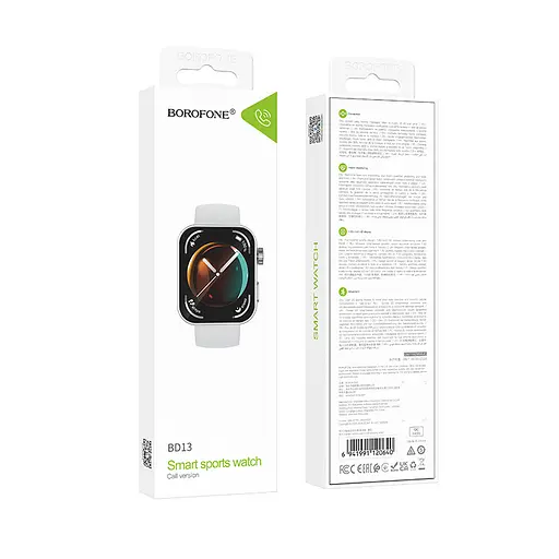 Смарт-часы Borofone BD13 42mm 230 mAh Smart sports watch (call version) Серебристый - фото 2